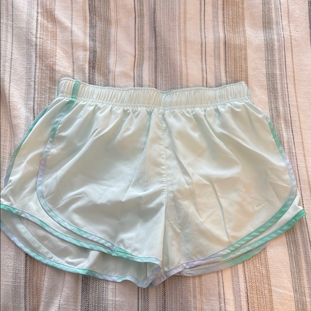 Nike Women's Light Blue Athletic Shorts